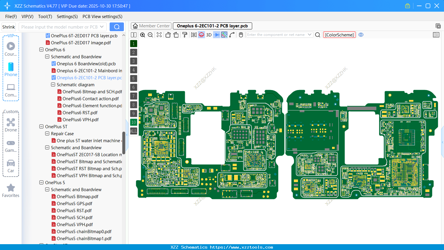 Oneplus 6-2EC101-2 PCB Layer